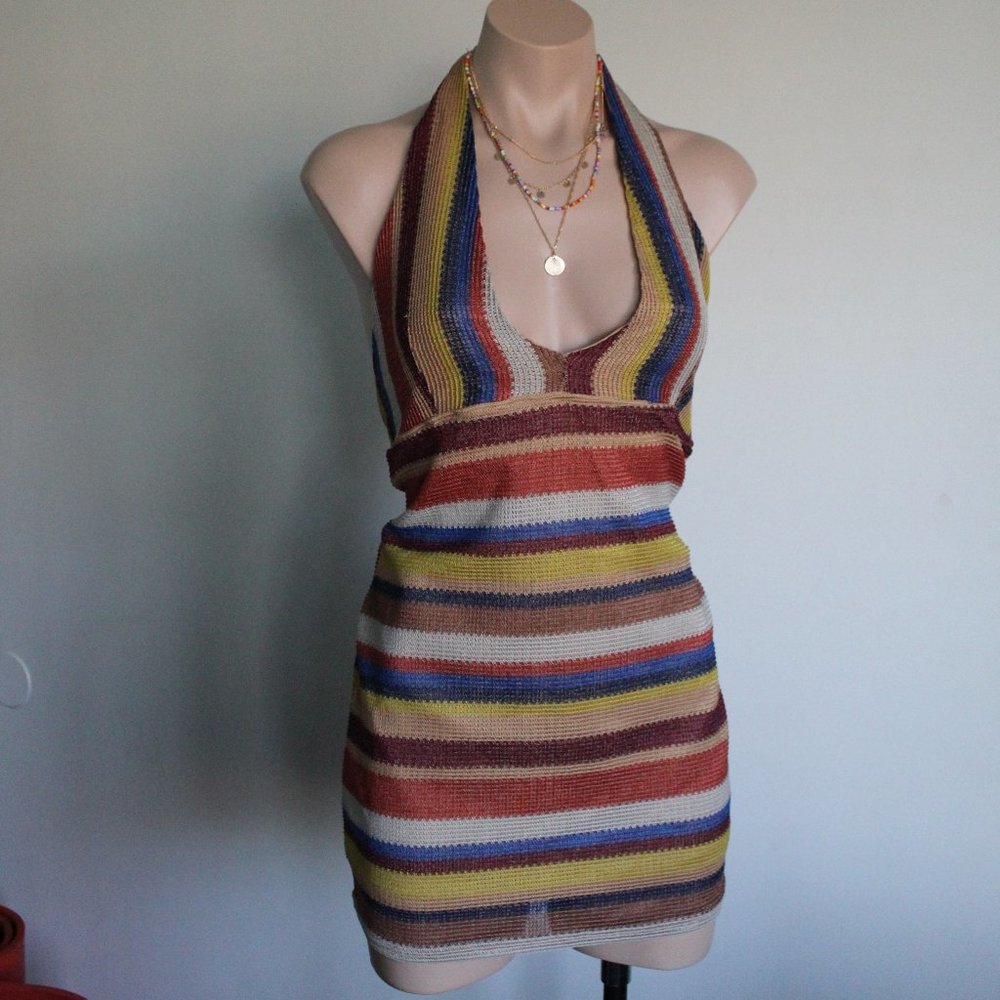 🌞🐚Summer Collection//Crochet Halter mini dress - Picture 5 of 7